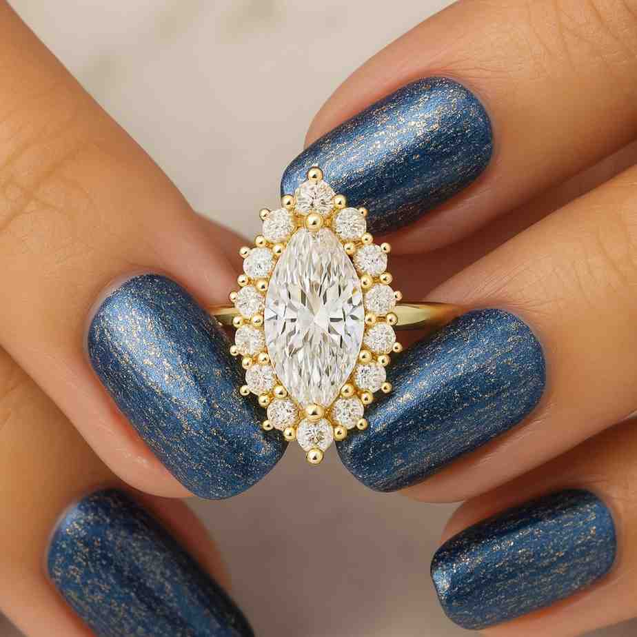 1.50 Ct. Marquise Diamond Engagement Ring