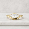 1.50 CT Marquise Lab Grown Diamond Engagement Ring