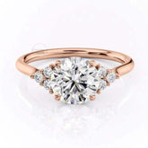 1.51 CT Round Cut Lab Grown Diamond Ring