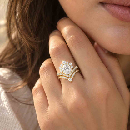 1.5 CT Pink Pear Lab Grown Diamond Ring | Vintage Vine Engagement Ring | Leaf Diamond Ring | Inspired Bridal Ring | Anniversary Gift for Her