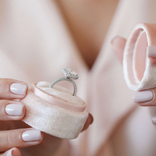 1.84 CT Radiant Cut Halo Bridal Set Wedding Ring