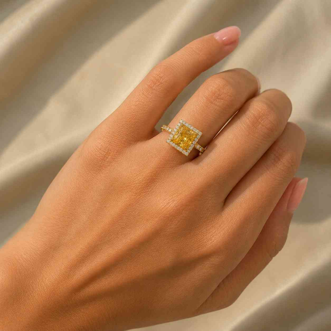 1.8ct princess engagement ring unique promise ring twisted band ring lab grown diamond ring anniversary gift for her square diamond

