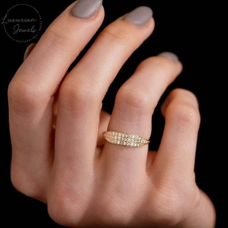 1.8mm wide Man Made Diamond Simulant Half Eternity ring in Titanium