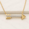 14K Gold Moissanite Diamond Arrow Pandate