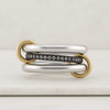 Round Lab Grown Diamond Connector Ring