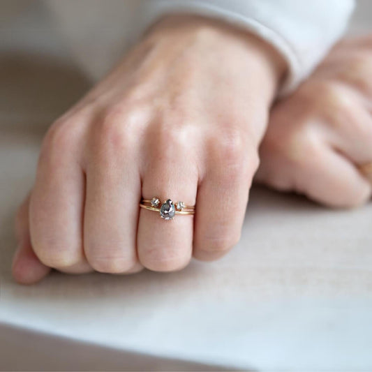 10k Solid Gold Stacking Ring