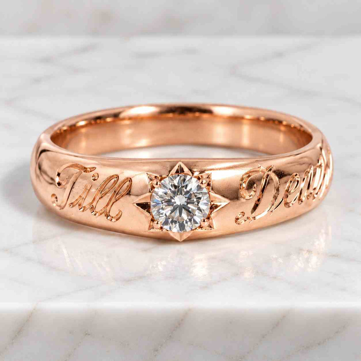 10k Solid Gold Dome Wedding Band, 2MM-8MM Domed Ring For Men and Women, Classic Dome Comfort Fit Wedding Band, Personalized Engraving Band
