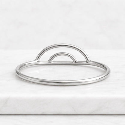 10k gold ring 14k gold ring 18k gold ring rose gold ring white gold ring yellow gold ring solid gold ring real gold ring gold band ring gold jewelry ring gold arch ring gold rainbow ring gold contour ring