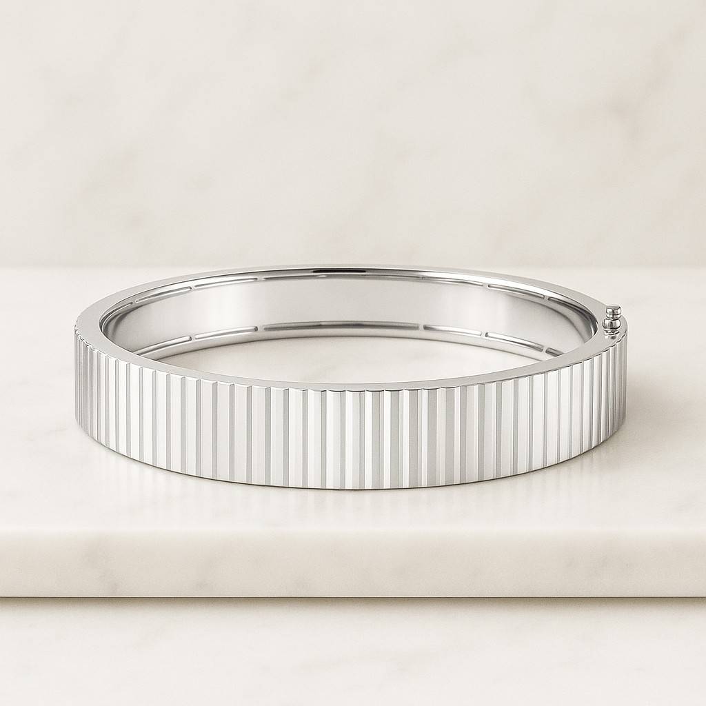 Snake Bracelet Minimalist Birthday Gift Diamond Bangle Bracelet Lab Grown Diamond Bracelet