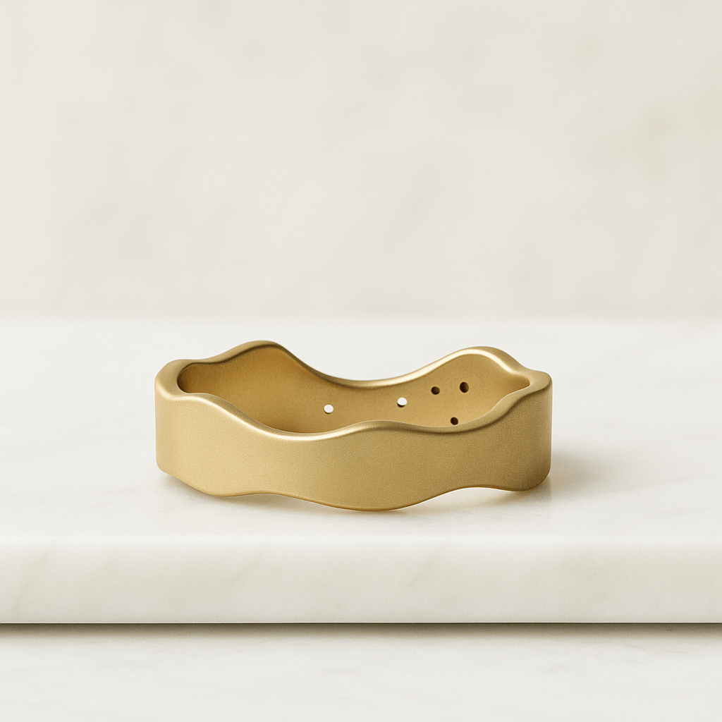 Adjustable Diamond Engagement Ring 14K White Gold Statement Ring