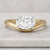 Oval Cut Diamond Engagement Ring Lab-Grown Diamond Ring
