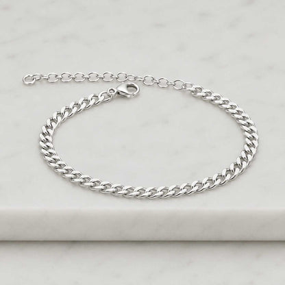 14K Gold Cuban Chain Bracelet , Cuban Link Bracelet , Bracelet For Him , Gold Cuban Chain Bracelet , Gold Bracelet , Gift For Her,Mom Gifts