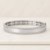 Round Shape Stackable Gold Bangle Bracelet For Women