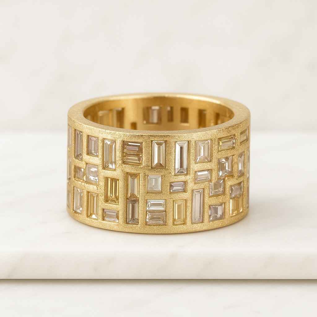 14K Gold Diamond Station Bracelet  Diamond Bezel Bracelet   Diamond Bracelet  Bracelets for Women