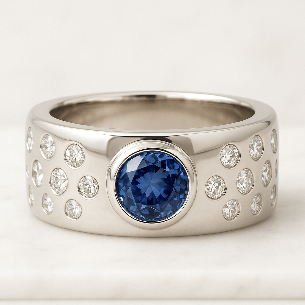 14K Gold Emerald Cut Lab Grown Diamond Engagement Ring – Hidden Halo, IGI Certified