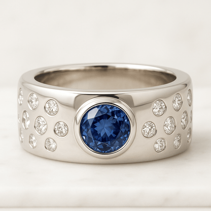 14K Gold Emerald Cut Lab Grown Diamond Engagement Ring – Hidden Halo, IGI Certified