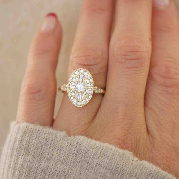 14K Gold Everyday Ring Gift For Her