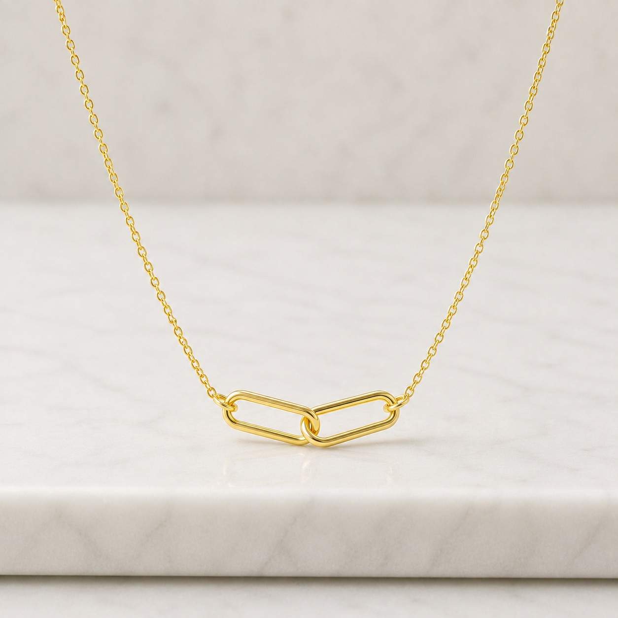 14k gold interlocking circle necklace, dainty sister jewelry, linked rings pendant, infinity link pendant for mother daughter or couple gift