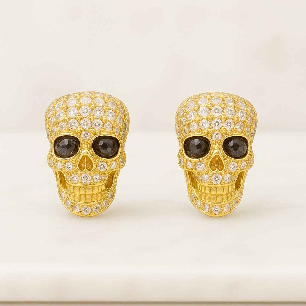 14K Gold Lab Diamond Stud Earrings, CVD Brilliant-Cut Diamond Studs, Classy Round Diamond Studs