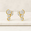 3.11 CT Round Cut Lab Grown Diamond Slider Earrings For Her