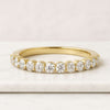 1.70 MM Round Lab Grown Diamond Half Eternity Wedding Band
