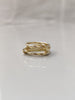 14k Eternity Statement Interlocking Ring