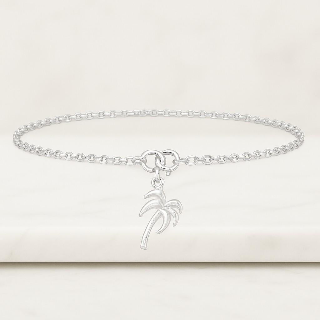 14K Gold Palm Franco Chain Bracelet by Genoro Jewel Wheat Bracelet