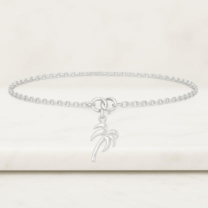 14K Gold Palm Franco Chain Bracelet by Genoro Jewel Wheat Bracelet