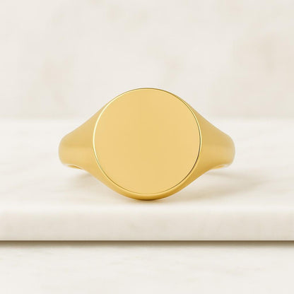 14K Gold Simple Rectangle Ring Personalized Rectangle Ring Custom Rectangle Ring Stack Gold Ring Mens Signet Ring Womens Signet Ring