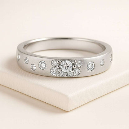 14K Minimal Braided Solo Ring, Solid Gold Cute Promise Rings for Women, Small Delicate Solitaire Engagement Ring, Dainty Stackable Band Ring
