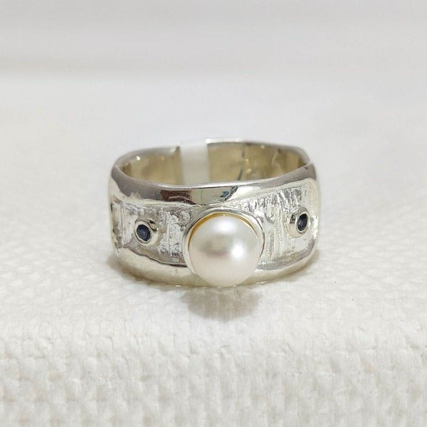  14K Mosaic Ring with Multistone Ring