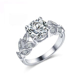 14K Round Cut Vintage Style Diamond Ring