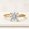 1.25 CT Round Cut Diamond Solitaire Engagement Ring For Women