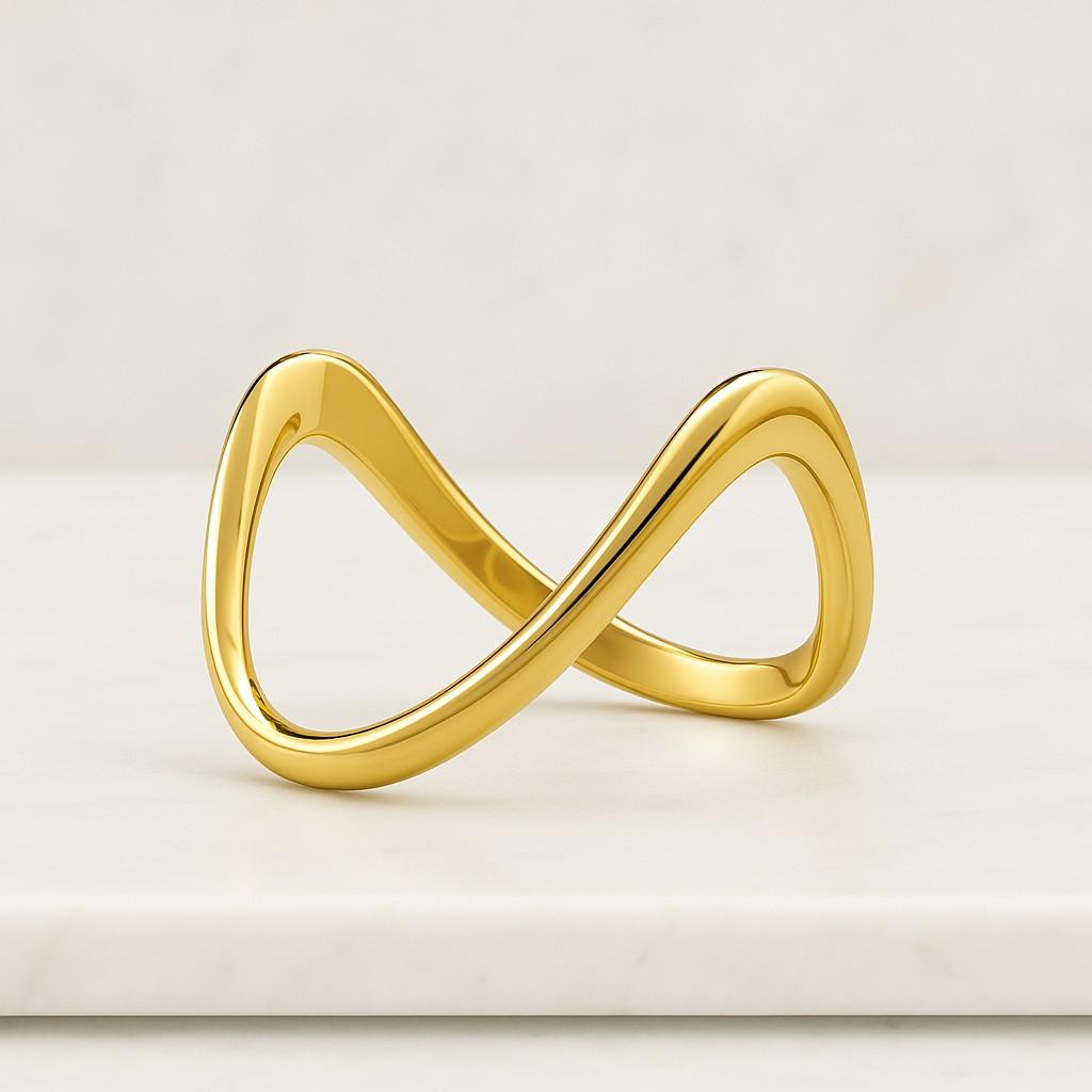 14K Solid Gold Curved Dome Ring 925 Sterling Silver Curved Dome Ring Stackable Ring Mothers Day Gift