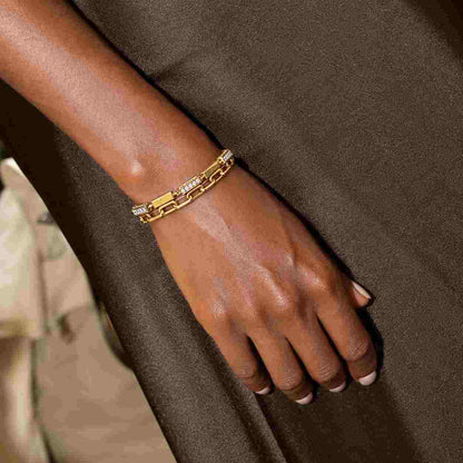 14K Solid Gold Diamond Bar Bracelet, Natural Diamond Pave Bar, Dainty Gold Bracelet, Anniversary Gift For Her
