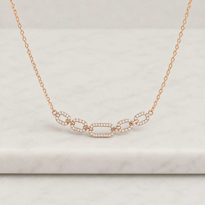 14K Solid Gold Lock Diamond Necklace, Dainty Padlock Pendant Necklace
