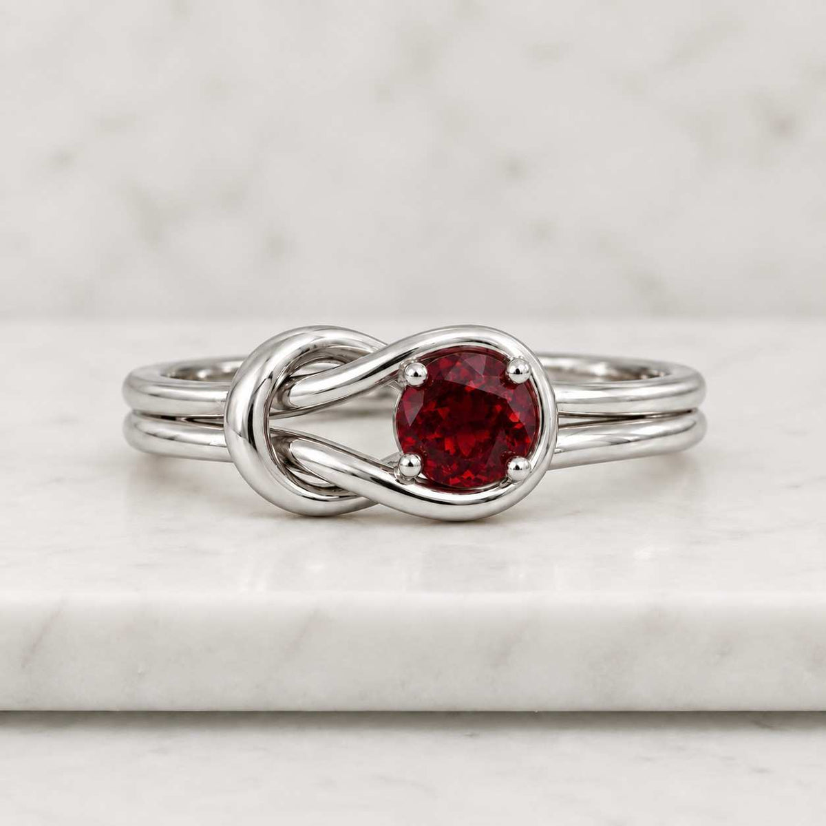14k solid gold red ruby engagement ring – emerald twist design handmade gold ring, wedding gift for women, solitaire july birthstone jewelry
