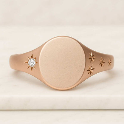 14K Solid Gold Ring, Minimalist Diamond Ring  Tiny Three Diamond Ring  Real Moissanite Ring  Gift for Her Women Ring  Christmas gift