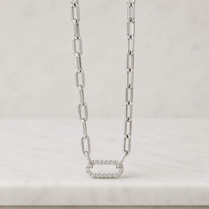 14K Solid Gold Rolo Chain Necklace: Round Link Layering Jewelry