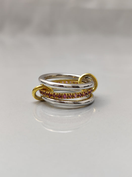 14K_Solid_Gold_Three_Connector_Ring