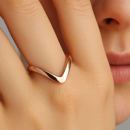 14K Solid Gold Wave Ring Sterling Silver Wave Ring Tiny Zigzag Ring