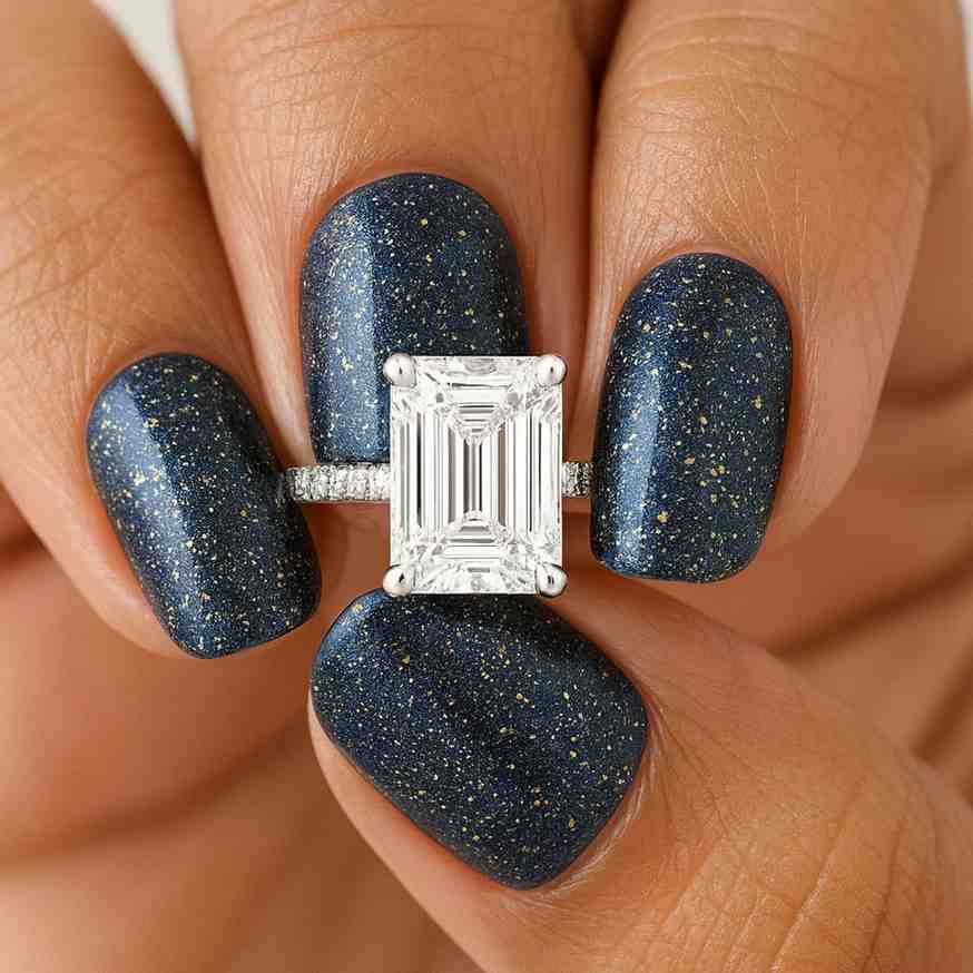 14K Solid Gold Wedding Ring Anniversary Ring For Her