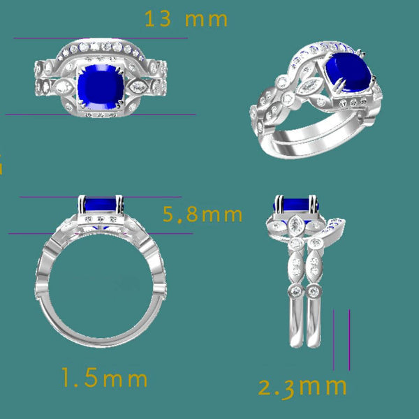 14K White Gold With White Diamonds, Designer Semi Mount