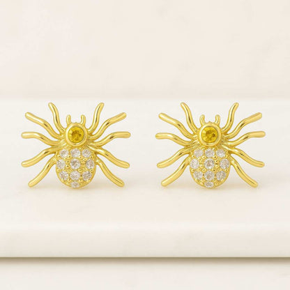 14K Yellow Gold Bezel Set Women's Earrings  Conflict Free Diamond Earrings For Wedding Gift