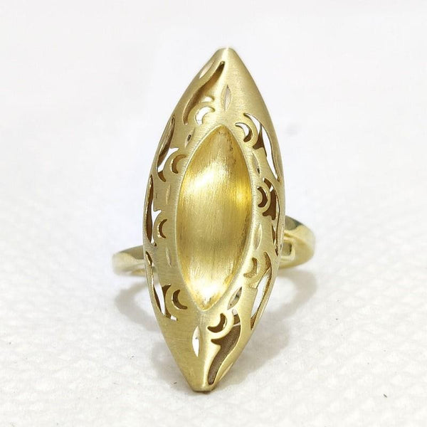 14K Yellow Gold Gemstone Ring