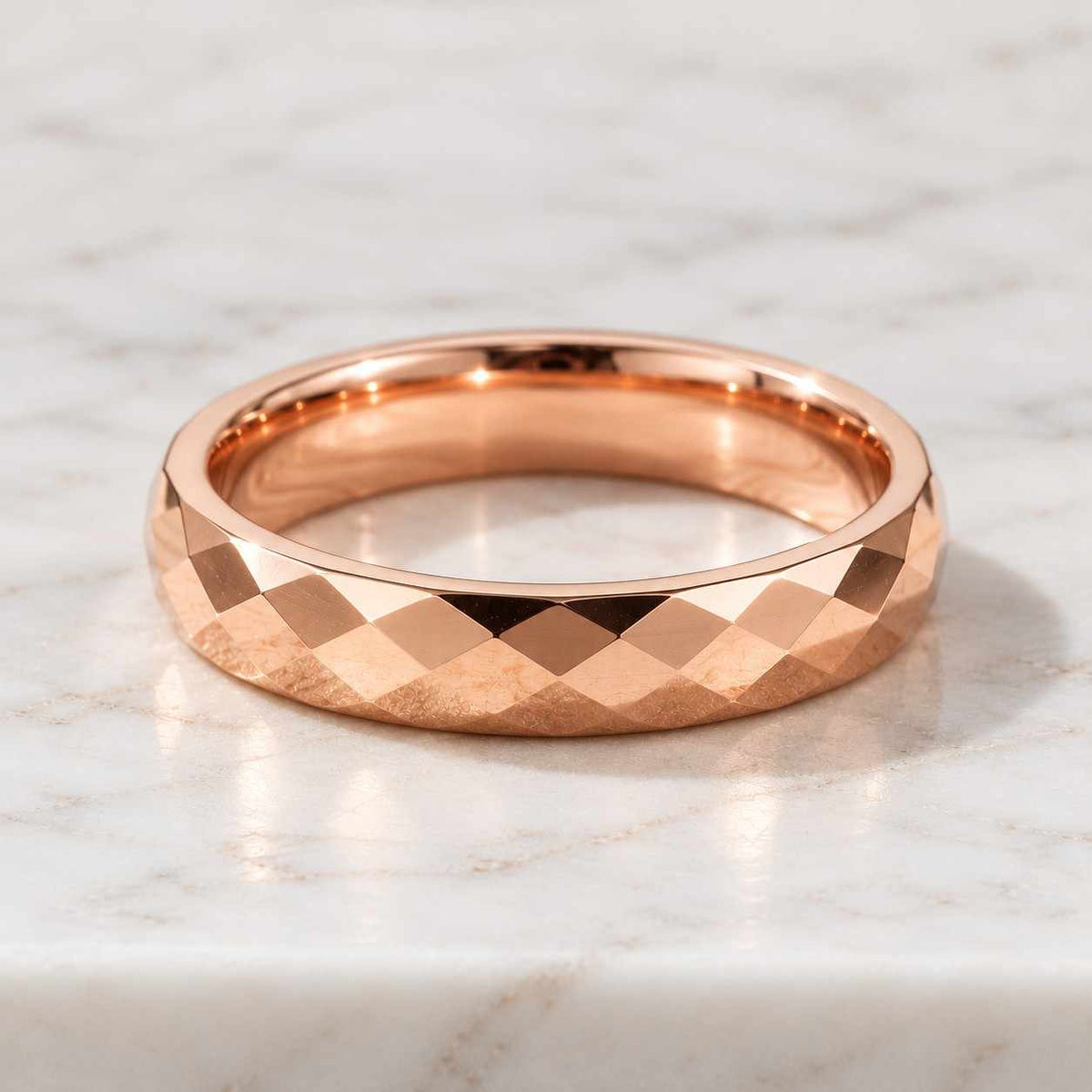 14K Yellow Gold Low Dome Wedding Band, 2-8mm Comfort Fit Solid Gold Ring for Men & Women, Free Engraving
