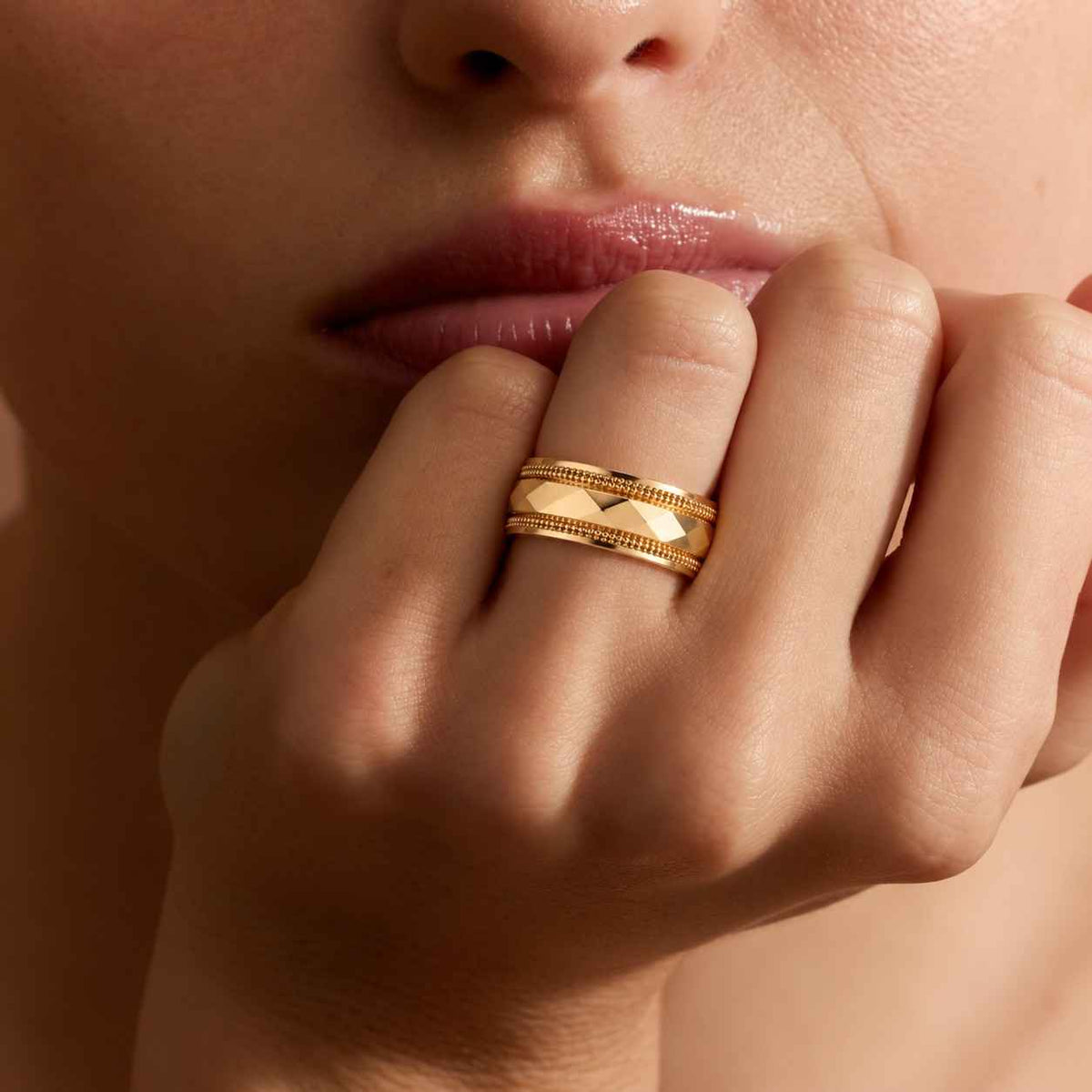 14k yellow gold wedding band, mens unique wedding ring, wave wedding ring, yellow gold band ring, textured wedding bands, rings for him
