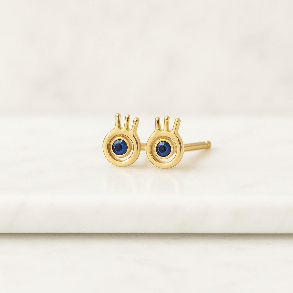 14k Gold Alliance Ring Unique Bridal Band Stacking Wedding Earring