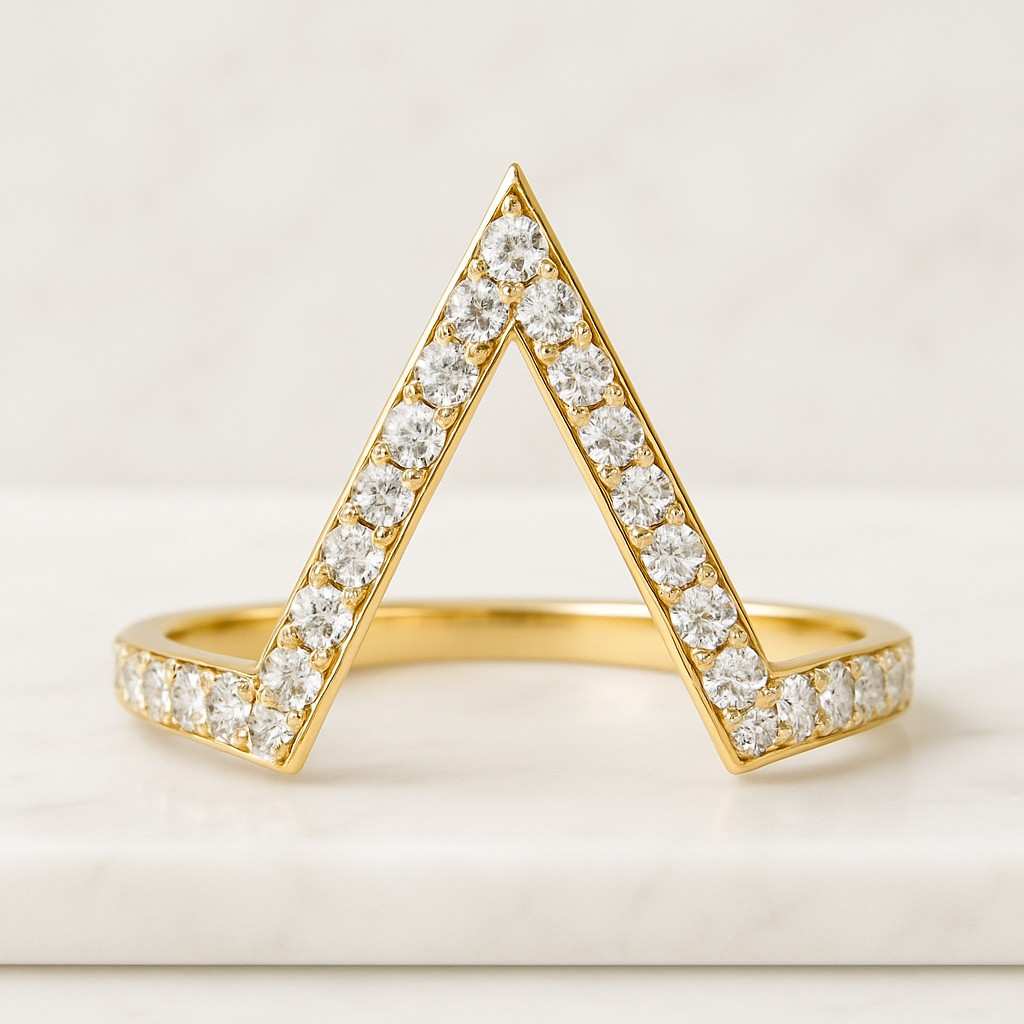 GOLD Stainless Steel Chevron Trendy Earrings  Simple Dainty Jewelry Gift for Mom Wife Daughter Her