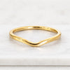 18k Yellow Gol146d Matching Band Real Gold Wedding Band